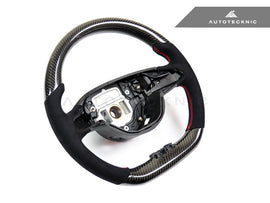 AutoTecknic Replacement Carbon Steering Wheel - Mercedes-Benz Sport 2015-Up Various Vehicles