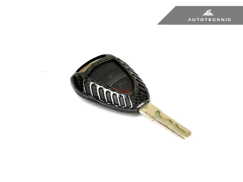 AutoTecknic Replacement Carbon Fiber Remote Key Case - Porsche 997.2 911 Models & 987 Cayman & Boxster