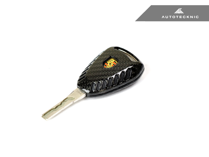 AutoTecknic Replacement Carbon Fiber Remote Key Case - Porsche 997.2 911 Models & 987 Cayman & Boxster