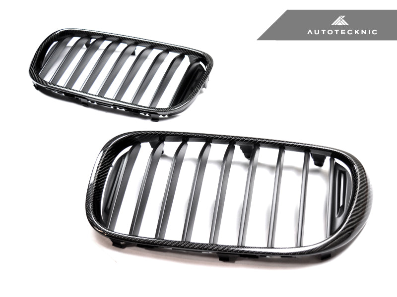 AutoTecknic Carbon Fiber Front Grille Set - G11/ G12 7-Series Pre-LCI 16-19