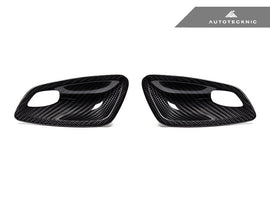 AutoTecknic Dry Carbon Interior Door Handle Trims - E92 3-Series & M3 | E93 3-Series & M3