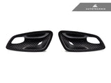 AutoTecknic Dry Carbon Interior Door Handle Trim Set - E82 1M | 1-Series