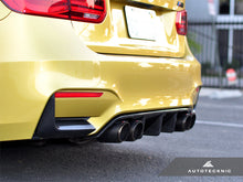 Load image into Gallery viewer, AutoTecknic Dry Carbon Extended-Fin Competition Rear Diffuser - F80 M3 | F82/ F83 M4