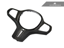 Load image into Gallery viewer, AutoTecknic Carbon Alcantara Steering Wheel Trim - G8X M2 / M3 / M4