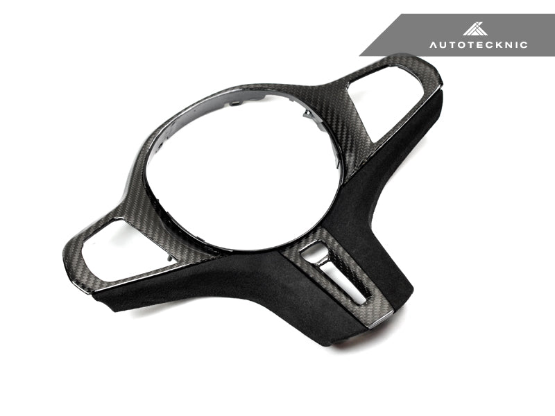 AutoTecknic Carbon Alcantara Steering Wheel Trim - G8X M2 / M3 / M4