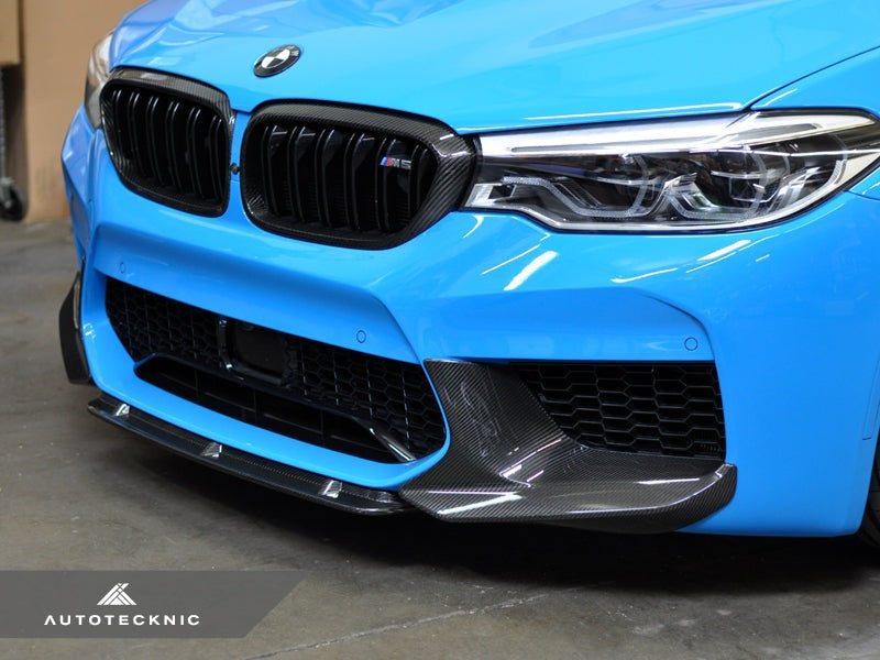 AutoTecknic Dry Carbon Fiber Center Front Lip - F90 M5 | F90 M5 Competition Pre-LCI