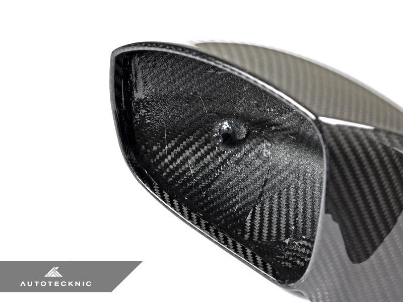 AutoTecknic Replacement Dry Carbon Mirror Covers - Nissan R35 GT-R