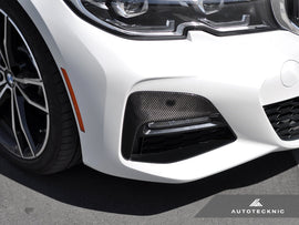 AutoTecknic Dry Carbon Front Bumper Trim - G20 330I M-Sport