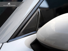 Load image into Gallery viewer, AutoTecknic Dry Carbon Side Mirror Wind Deflector Set - Porsche 991 | 981 | 718