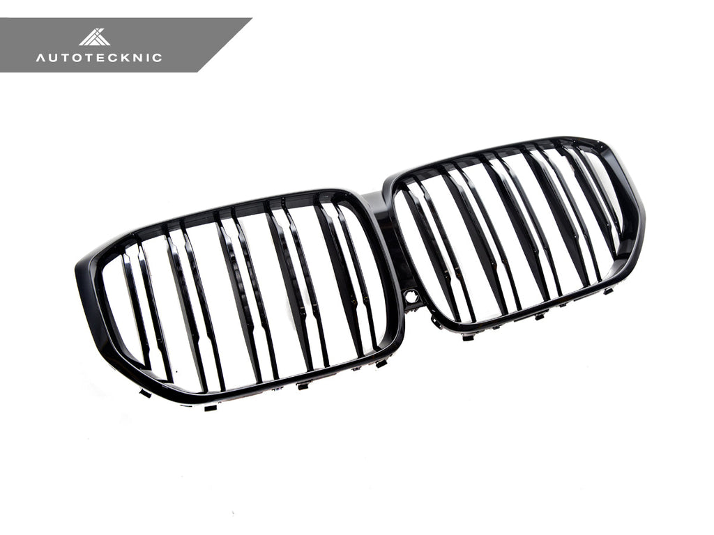 AutoTecknic Painted Dual-Slat Glazing Black Front Grille - G05 X5