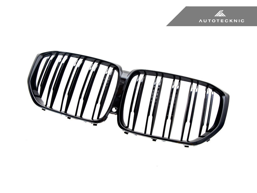 AutoTecknic Painted Dual-Slat Glazing Black Front Grille - G05 X5