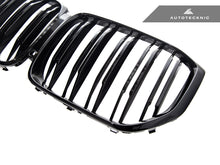 Load image into Gallery viewer, AutoTecknic Painted Dual-Slat Glazing Black Front Grille - G05 X5