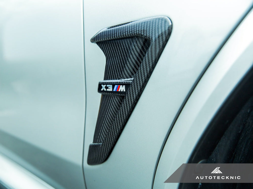 AutoTecknic Replacement Dry Carbon Fiber Fender Trims - F97 X3M | F98 X4M | G01 X3 | G02 X4