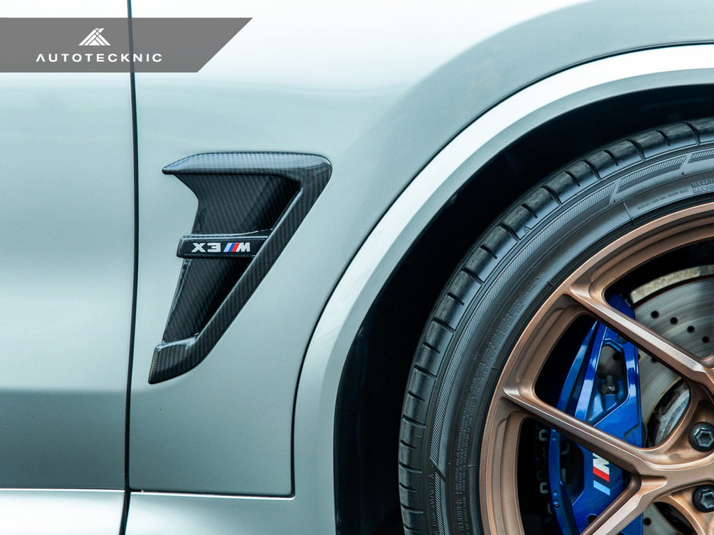 AutoTecknic Replacement Dry Carbon Fiber Fender Trims - F97 X3M | F98 X4M | G01 X3 | G02 X4