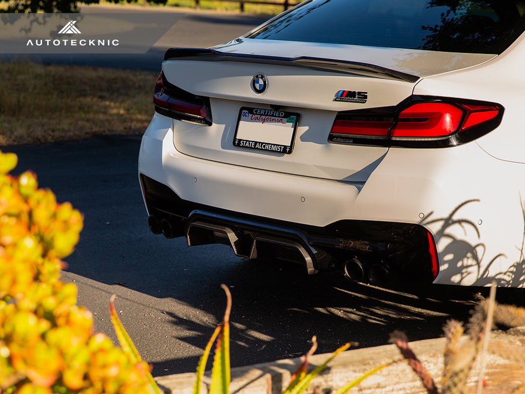 AutoTecknic Dry Carbon Competition Sport Rear Diffuser - F90 M5