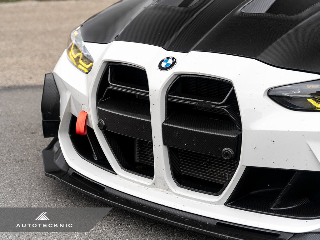 AutoTecknic GT4 Dry Carbon Bumper Canard Set - G80 M3 | G82 M4