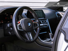 Load image into Gallery viewer, AutoTecknic Replacement Carbon Steering Wheel Top Cover - F90 M5