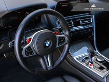 Load image into Gallery viewer, AutoTecknic Replacement Carbon Steering Wheel Top Cover - F95 X5M | F96 X6M