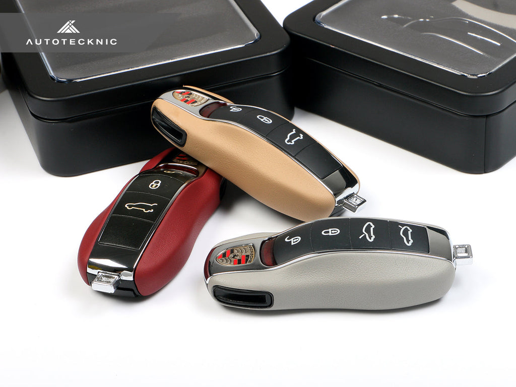 AutoTecknic Leather Key Remote Trim - Porsche