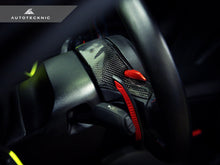 Load image into Gallery viewer, AutoTecknic Replacement Carbon Steering Wheel Top Cover - G80 M3 | G82/ G83 M4