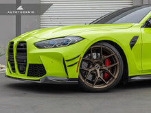 Load image into Gallery viewer, AutoTecknic Front Bumper Dry Carbon Canard Set - G80 M3 | G82 M4