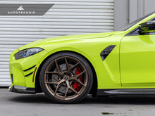 Load image into Gallery viewer, AutoTecknic Front Bumper Dry Carbon Canard Set - G80 M3 | G82 M4
