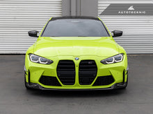 Load image into Gallery viewer, AutoTecknic Front Bumper Dry Carbon Canard Set - G80 M3 | G82 M4