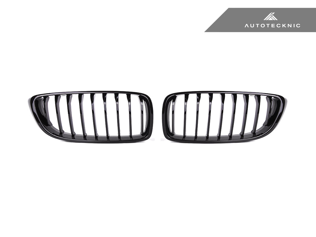 AutoTecknic Gloss Black Front Grille Set - F32/ F36 4-Series