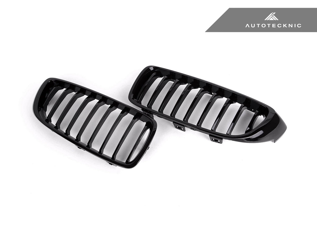 AutoTecknic Gloss Black Front Grille Set - F32/ F36 4-Series