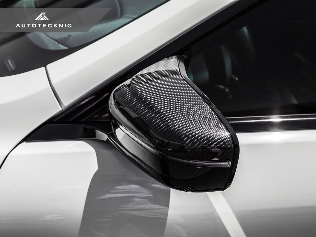 AutoTecknic Replacement Dry Carbon Mirror Covers - F92 M8