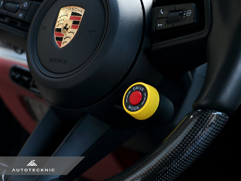 AutoTecknic Painted Drive Mode Selector Switch Dials - Porsche