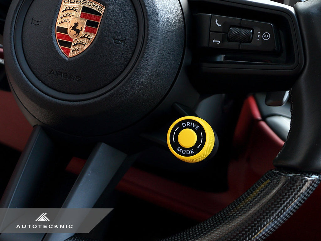 AutoTecknic Painted Drive Mode Selector Switch Dials - Porsche