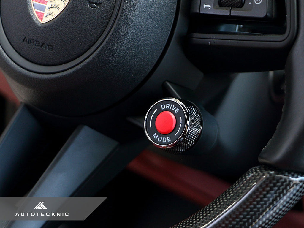 AutoTecknic Painted Drive Mode Selector Switch Dials - Porsche