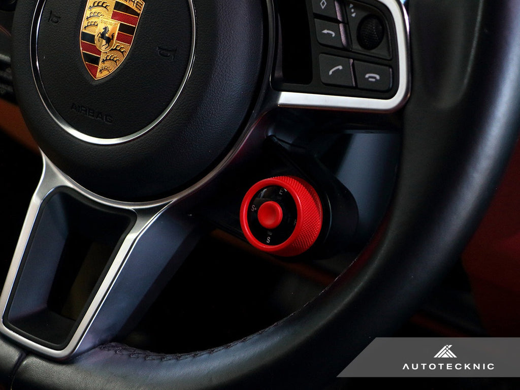 AutoTecknic Painted Drive Mode Selector Switch Dials - Porsche