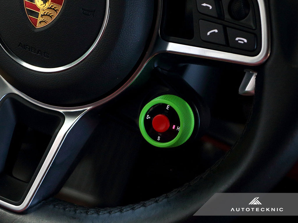 AutoTecknic Painted Drive Mode Selector Switch Dials - Porsche