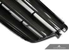 Load image into Gallery viewer, AutoTecknic Replacement Carbon Fiber Front Grille - Mercedes Benz W204 C-Class Sedan 2008-2013