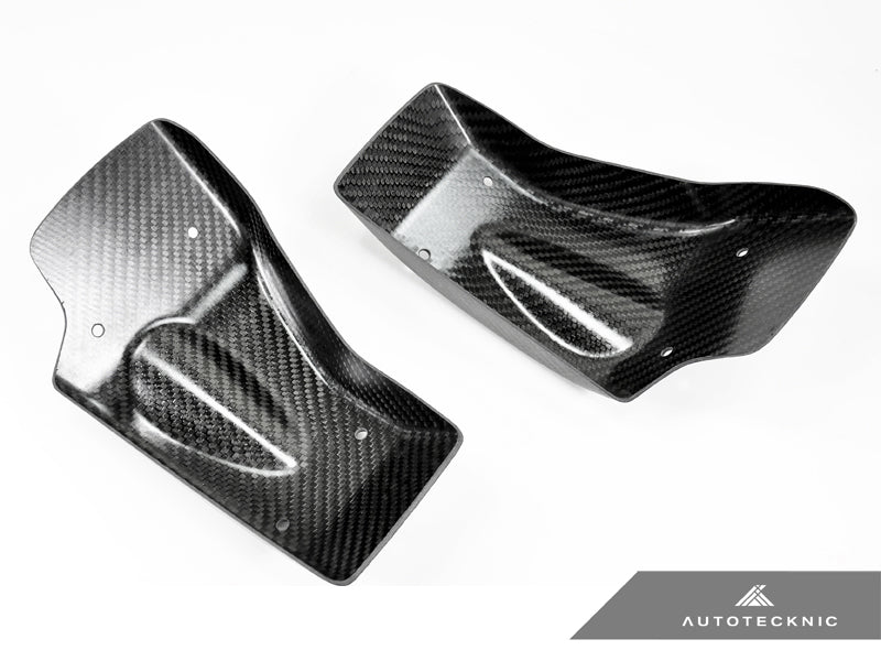 AutoTecknic Dry Carbon Fiber Brake Cooling Duct - Nissan R35 GT-R