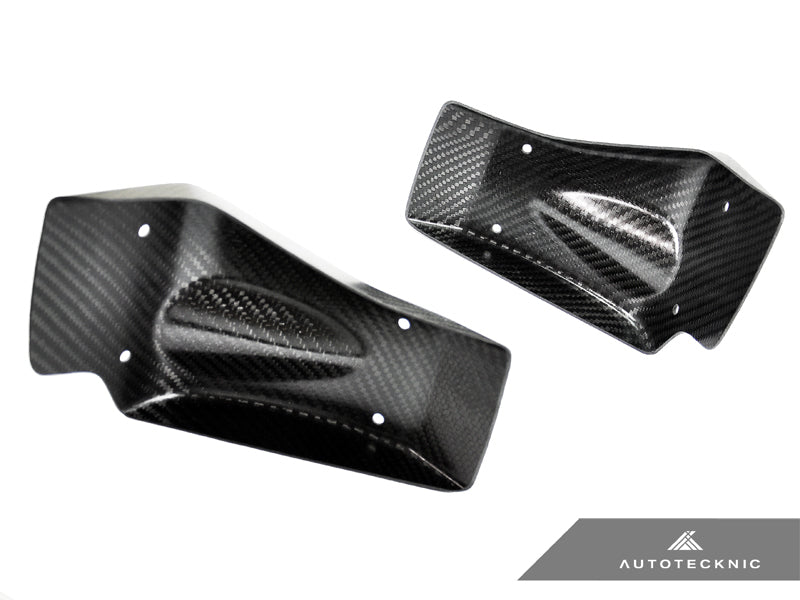 AutoTecknic Dry Carbon Fiber Brake Cooling Duct - Nissan R35 GT-R