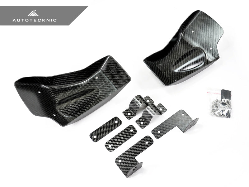 AutoTecknic Dry Carbon Fiber Brake Cooling Duct - Nissan R35 GT-R