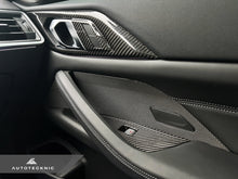 Load image into Gallery viewer, AutoTecknic Dry Carbon Interior Door Handle Trim Set - G22 4-Series