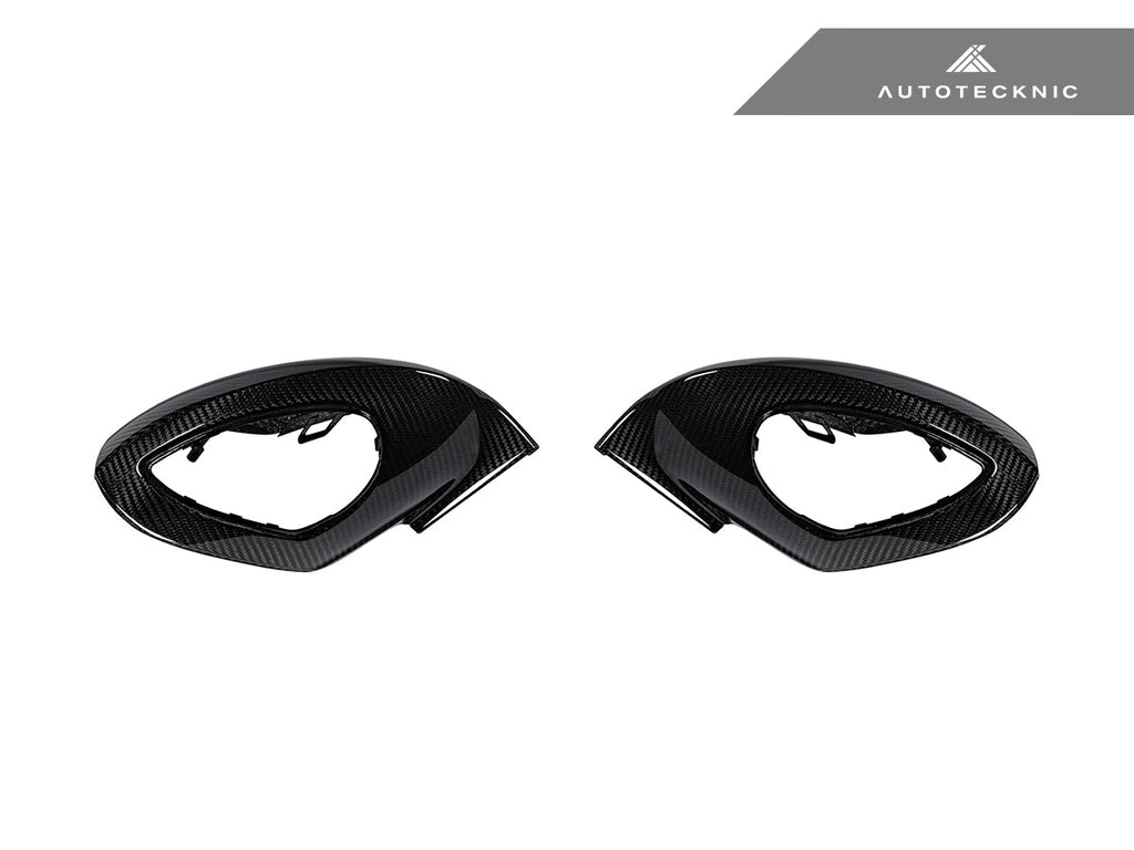 AutoTecknic Dry Carbon Sport Design Mirror Covers - Porsche 991 Turbo | GT3 | GT4