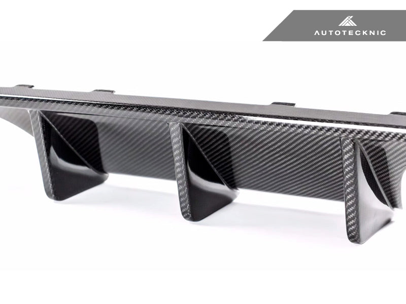 AutoTecknic Dry Carbon Extended-Fin Competition Rear Diffuser - F80 M3 | F82/ F83 M4