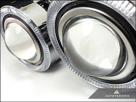 AutoTecknic Universal Projector Fog Lights - Clear Projector P1A