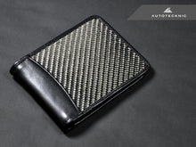 Load image into Gallery viewer, AutoTecknic Textured Matte Carbon Fiber Bi-Fold Wallet