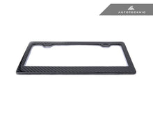 Load image into Gallery viewer, AutoTecknic Dry Carbon Fiber License Plate Frame