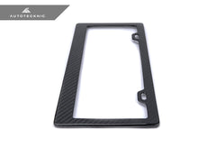 Load image into Gallery viewer, AutoTecknic Dry Carbon Fiber License Plate Frame