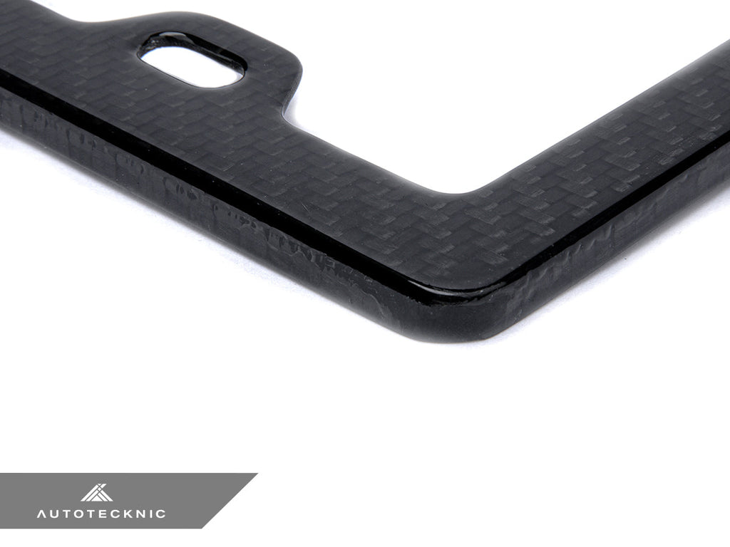 AutoTecknic Dry Carbon Fiber License Plate Frame