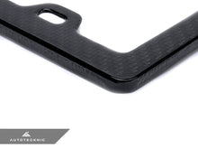 Load image into Gallery viewer, AutoTecknic Dry Carbon Fiber License Plate Frame