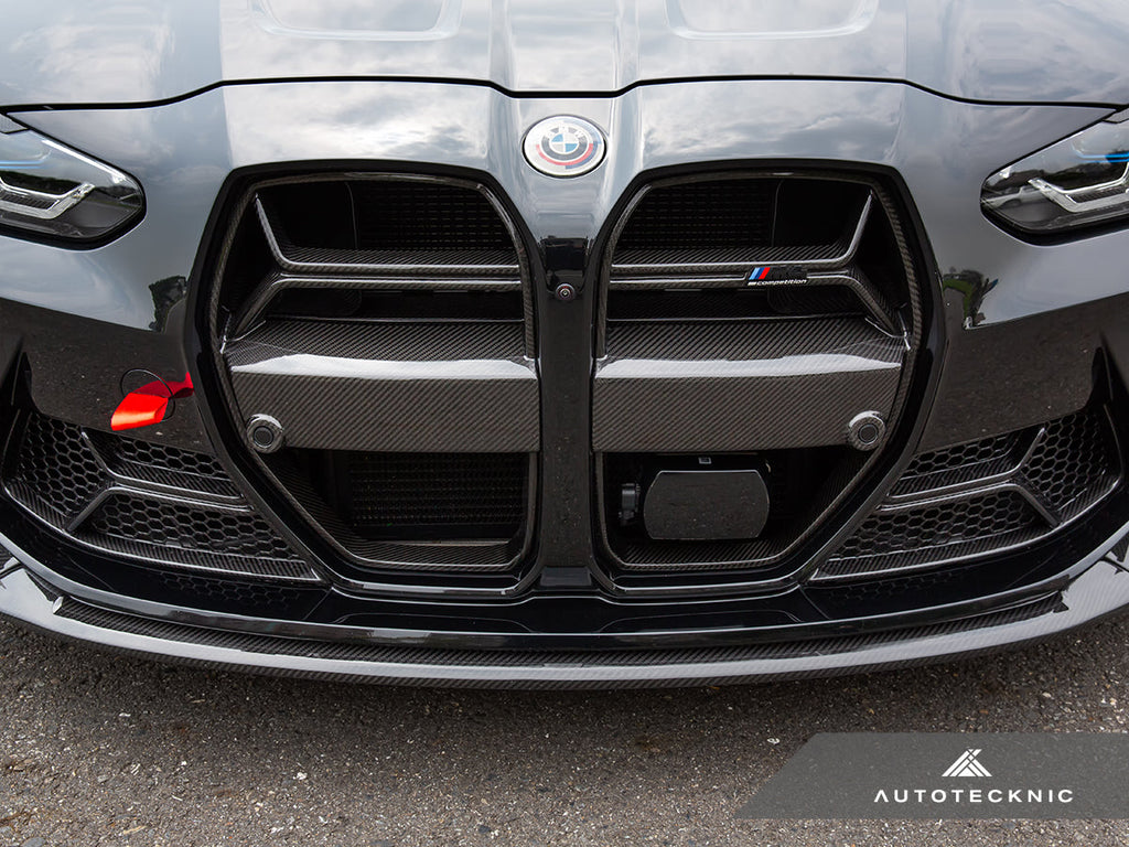 AutoTecknic Dry Carbon Corsa Front Bumper Lower Vent Set - G80 M3 | G82/ G83 M4