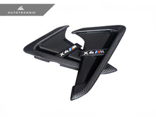 Load image into Gallery viewer, AutoTecknic Dry Carbon Gloss Black Fender Trim Set - F97 X3M | F98 X4M